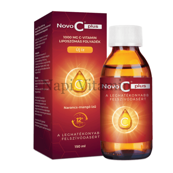 Novo C liposzómás C-vitamin folyadék narancs-mangó ízű 150ml